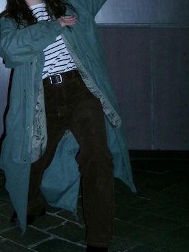 「アイテム（モッズコート）」を使った、ekazzzさん（レディース・159cm）の秋コーディネート