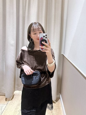 「LEPSIM（レプシィム）のアイテム（Tシャツ/カットソー）」を使った、naaalepsimさん（レディース・153cm）の秋コーディネート