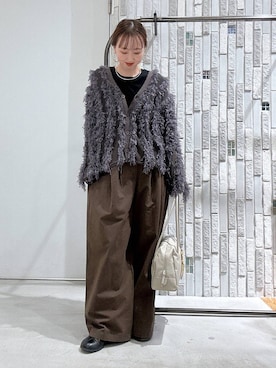 naaalepsimさん（レディース・153cm）の冬コーディネート