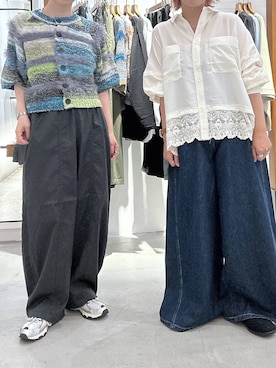 「LEPSIM（レプシィム）のイージーバレエスニーパー　1042670（パンプス、ブラック系）」を使った、naaalepsimさん（レディース）の秋コーディネート