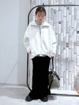 naaalepsimさん（レディース・153cm）の冬コーディネート