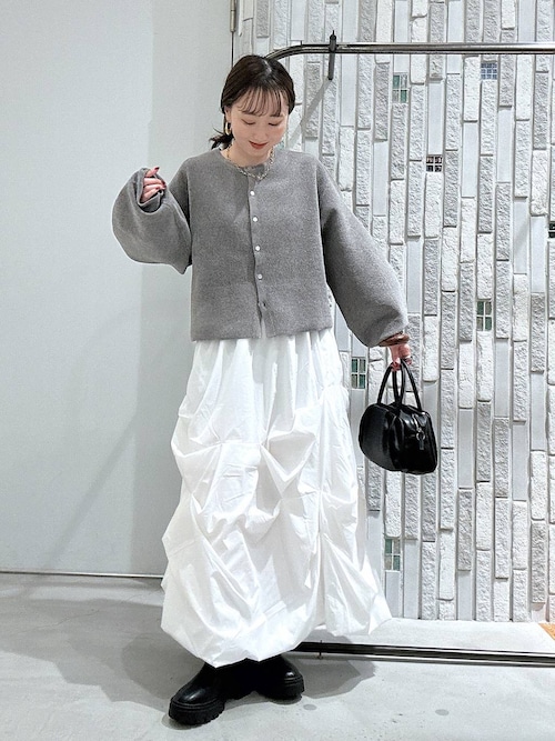 ラウンドタックミニバッグ　1049433
