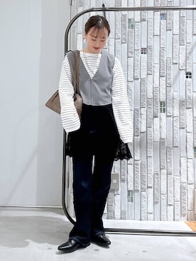 naaalepsimさん（レディース・153cm）の冬コーディネート