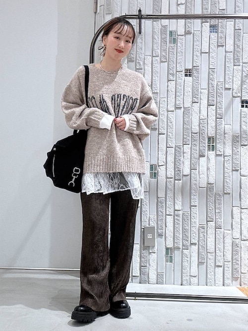 セール】《セルフカット可能》イージープリーツベロアパンツ 611238