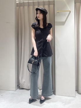 「FREE'S MART（フリーズマート）のアイテム（シューズ）」を使った、ゆいさん（レディース・170cm）の春コーディネート