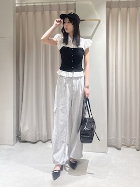 「FREE'S MART（フリーズマート）のアイテム（シューズ）」を使った、ゆいさん（レディース・170cm）の春コーディネート