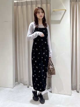 「FREE'S MART（フリーズマート）のアイテム（ハンドバッグ）」を使った、ゆいさん（レディース・170cm）の夏コーディネート