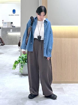 「GEORGE'S（ジョージズ）のアイテム」を使った、アミさん（レディース・167cm）の夏コーディネート