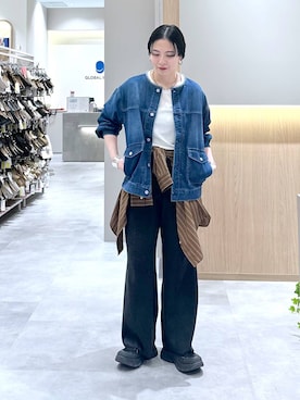 「高見え」｜アミさん（レディース・167cm）の冬コーディネート