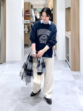 「アイテム（その他シューズ）」を使った、アミさん（レディース・167cm・30代）の冬コーディネート