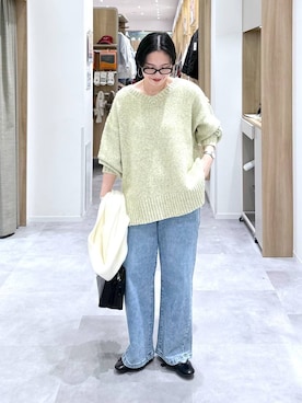 「アイテム（バレエシューズ）」を使った、アミさん（レディース・167cm・30代）の冬コーディネート