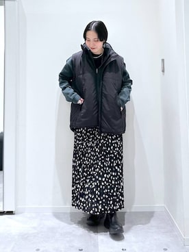 「GLOBAL WORK（グローバルワーク）のアイテム（ブルゾン）」を使った、アミさん（レディース・167cm）の冬コーディネート
