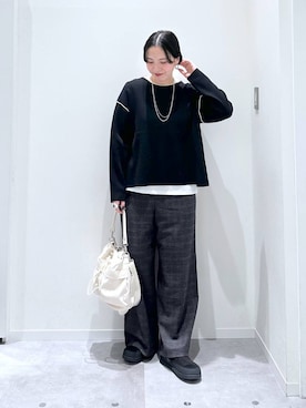 「アイテム（その他シューズ）」を使った、アミさん（レディース・167cm・30代）の冬コーディネート