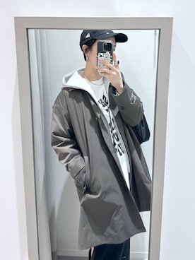 「GLOBAL WORK（グローバルワーク）のアイテム（パーカー）」を使った、アミさん（レディース・167cm）の冬コーディネート