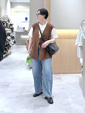 アミさん(レディース・167cm)の春コーディネート