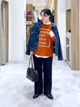 「アイテム（その他シューズ）」を使った、アミさん（レディース・167cm）の冬コーディネート