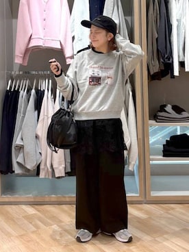 「GLOBAL WORK（グローバルワーク）のアイテム（帽子）」を使った、しまちゃん🍠さん（レディース・155cm）の秋コーディネート