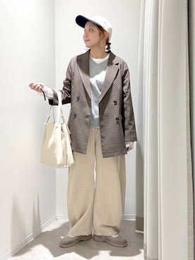 しまちゃん🍠さん(レディース・155cm)の秋コーディネート