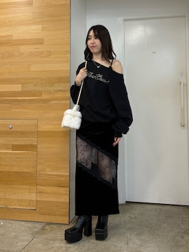 「EVRIS（エヴリス）のアイテム（トップス）」を使った、Yumeno さん（レディース・156cm）の秋コーディネート