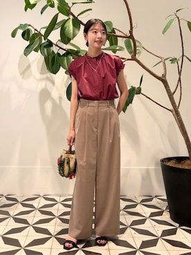 TOMORROWLANDshishidoさん（レディース・165cm）の夏コーディネート