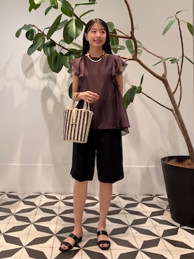 TOMORROWLANDshishidoさん（レディース・165cm）の夏コーディネート