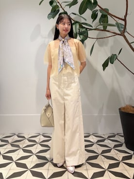 「manipuri（マニプリ）のアイテム」を使った、TOMORROWLANDshishidoさん（レディース・165cm）の夏コーディネート