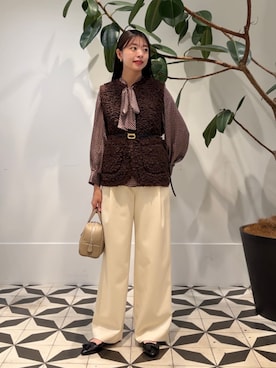 「OAD NEW YORK（オーエーディーニューヨーク）のアイテム」を使った、TOMORROWLANDshishidoさん（レディース・165cm）の秋コーディネート