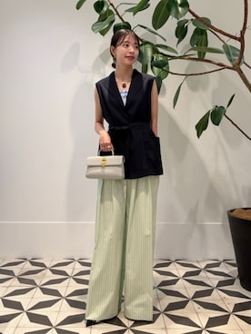 「manipuri（マニプリ）のアイテム」を使った、TOMORROWLANDshishidoさん（レディース・165cm）の夏コーディネート