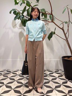 「caban（キャバン）のアイテム」を使った、TOMORROWLANDshishidoさん（レディース・165cm）の夏コーディネート