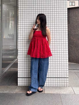 「CLANE（クラネ）のアイテム」を使った、souさん（レディース・160cm）の夏コーディネート