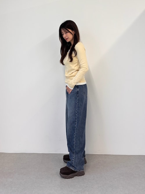 HENRY LAYERED MODAL TEE [TIFA04LT09]_Butter