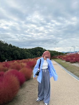 「duei（デュイ）のアイテム」を使った、jenniehuさん（レディース・155cm）の秋コーディネート