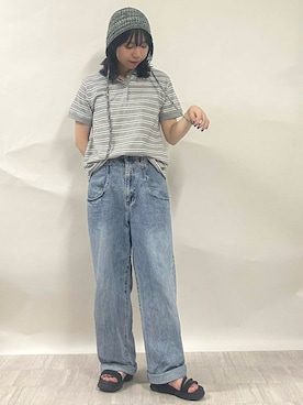 「kbf_ootd」｜さのさん（レディース・161cm）の夏コーディネート