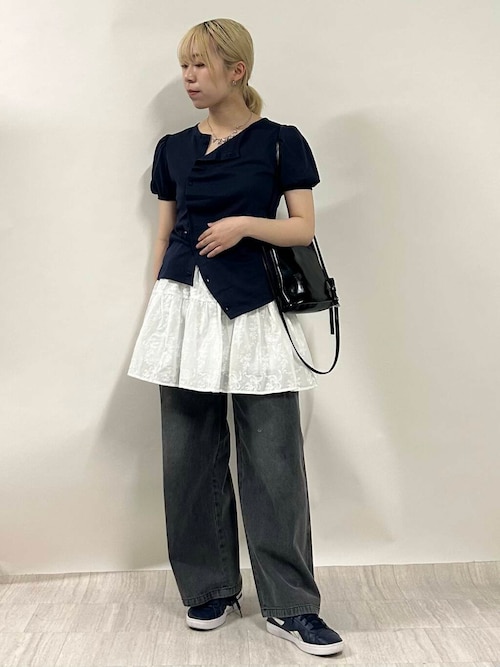 KBF アシメトリーデザインカットソー KBF｜アシメトリーデザインカットソー | Rakuten Fashion(楽天
