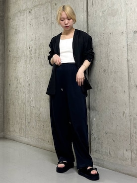 「kbf_ootd」｜「アイテム（ジャケット/アウター）」を使った、さのさん（レディース・161cm）の春コーディネート