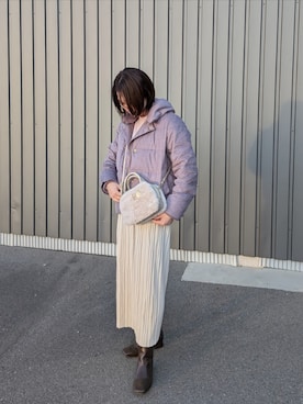 「ikka（イッカ）のアイテム」を使った、yume さん（レディース・160cm）の冬コーディネート