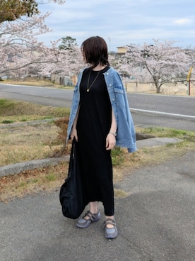 「ikka（イッカ）のアイテム」を使った、yume さん（レディース・160cm）の春コーディネート