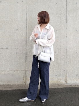 「notch.」｜「アイテム（パンツ）」を使った、yume さん（レディース・160cm）の春コーディネート