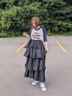 「Starting Over（スターティングオーバー）のアイテム」を使った、yume さん（レディース・160cm）の夏コーディネート
