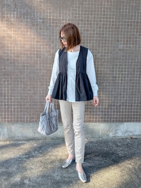 「ダテメガネ」｜yume さん（レディース・160cm）の秋コーディネート