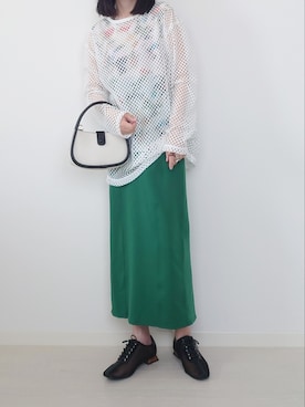 「NOISE MAKER（ノイズメーカー）のアイテム（Tシャツ/カットソー）」を使った、yume さん（レディース・160cm）の夏コーディネート