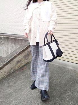 「RODE SKO」｜「アイテム（その他トップス）」を使った、yume さん（レディース・160cm）の冬コーディネート