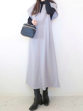 「LAC-VERT（ラック・ヴェール）のアイテム（アクセサリー）」を使った、yume さん（レディース・160cm）の冬コーディネート