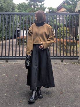 「tiptop（ティップトップ）のアイテム（シューズ）」を使った、yume さん（レディース・160cm）の秋コーディネート