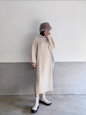 「polcadot」｜yume さん（レディース・160cm）の秋コーディネート