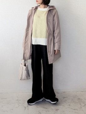 「ikka（イッカ）のアイテム」を使った、yume さん（レディース・160cm）の冬コーディネート