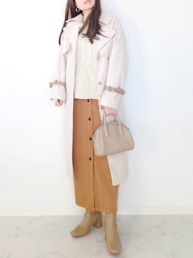 yume さん（レディース・160cm）の冬コーディネート