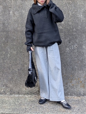 「ULEULA（ウルア）のアイテム」を使った、yume さん（レディース・160cm）の冬コーディネート