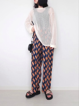 「LYDIE（リディー）のアイテム」を使った、yume さん（レディース・160cm）の夏コーディネート