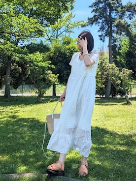 「shopnikoniko」｜yume さん（レディース・160cm）の夏コーディネート
